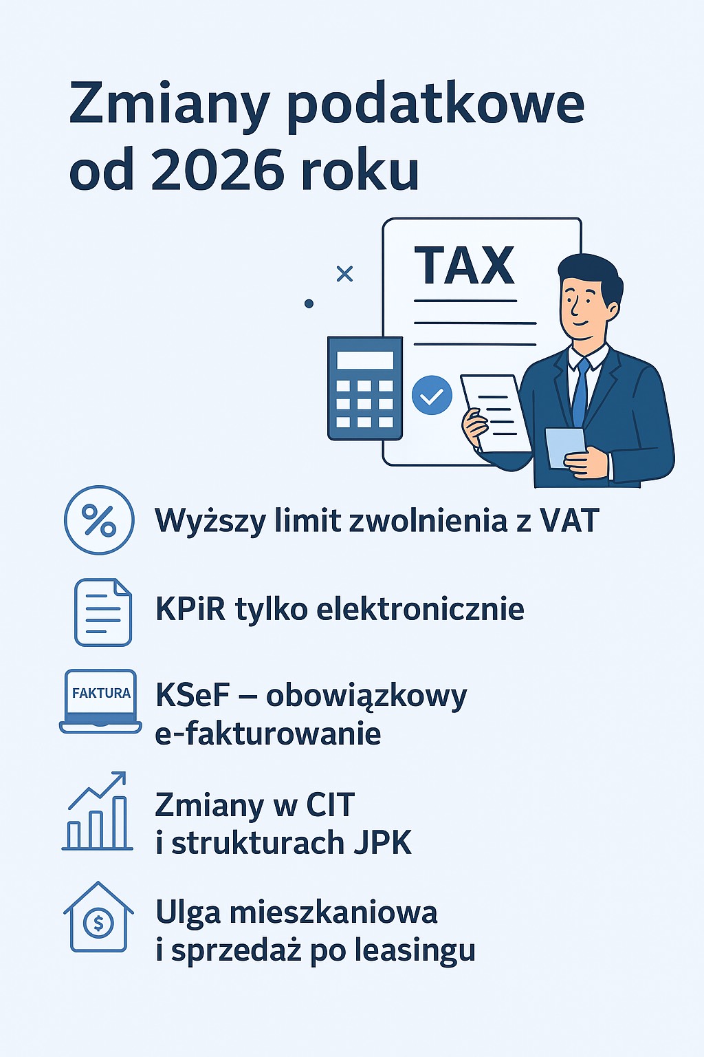 Zmiany podatkowe od 2026 roku – co warto wiedzieć