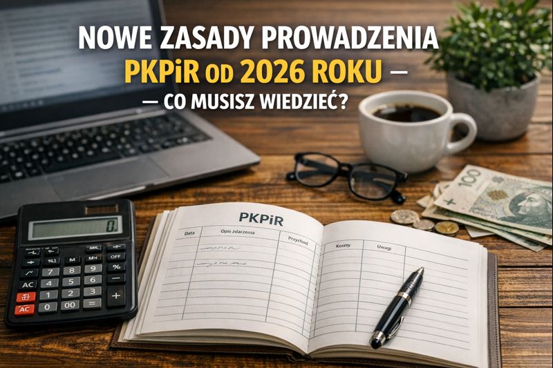 Nowe zasady prowadzenia PKPiR od 2026 roku. Co musisz wiedzieć? 