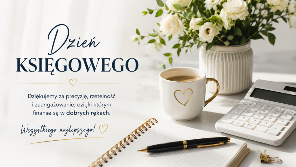 Z okazji Dnia Księgowego składamy wszystkim Księgowym serdeczne życzenia!