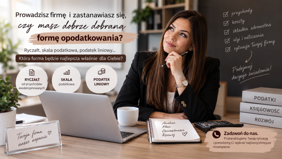 Prowadzisz firmę i zastanawiasz się, czy masz dobrze dobraną formę opodatkowania?